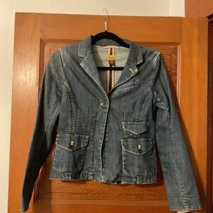 Classic Blue Denim Jacket for Women